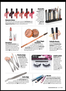 Nuestro kit de cejas ha aparecido en Beauty Store Business Magazine - junio 2019 edición en artículo de maquillaje partido, "los clientes están buscando maquillaje personalizado que se adapte a su tono de piel único y la salud de la piel.
